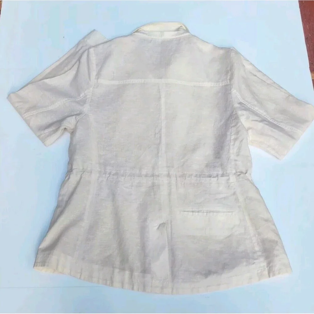 Peter Millar Women Linen/ Cotton Field Beige Discovery Jacket , Size Large‎ - Picture 6 of 15